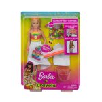 Barbie Crayola Mevyeli Tasarım Bebeği GBK18