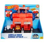 Hot Wheels Şehirde Yaratık Macerası Oyun Seti Serisi FNB05 - Gorilla Rage Garage Attack