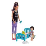 Barbie Bebek Bakıcılığı Oyun Seti FHY97 - Sleep Mood T-Shirt - Görsel 2