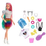 Barbie Leopar Desenli Saçlar Bebeği GRN81 - Görsel 2