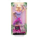 Barbie Sonsuz Hareket Sarışın Desenli Taytlı Bebek