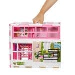 Barbie Portatif Taşınabilir Evi HCD47 - Görsel 2