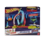 HPC05 Hot Wheels Neon Yarışlar Çifte Çemberde Yarış Seti - Görsel 2