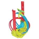 HPC05 Hot Wheels Neon Yarışlar Çifte Çemberde Yarış Seti - Görsel 3