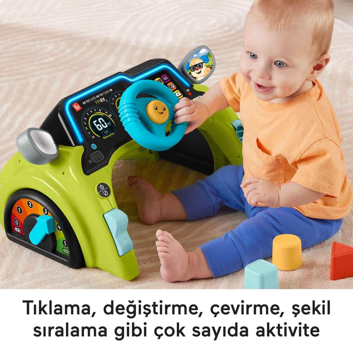Fisher Price Sesli ve Işıklı Eğlen ve Öğren İlk Arabam HYR91 - Görsel 2