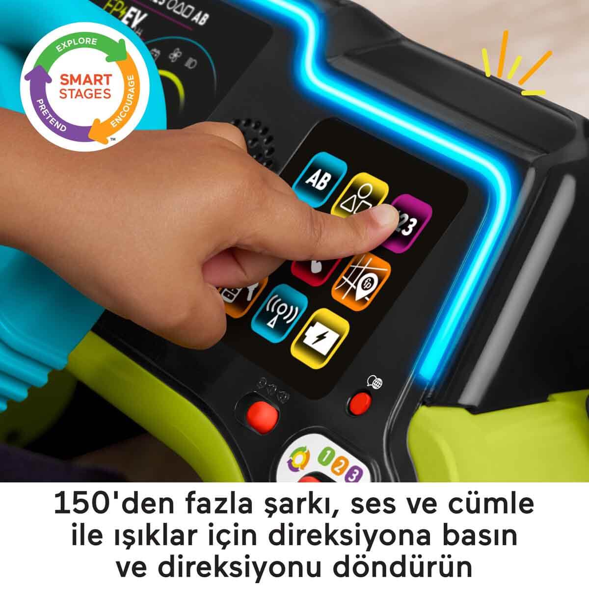 Fisher Price Sesli ve Işıklı Eğlen ve Öğren İlk Arabam HYR91 - Görsel 3