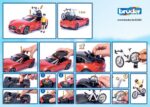 Bruder Roadster Araba & Bisiklet Ve Sürücüsü BR03485 - Görsel 3