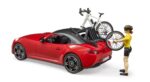 Bruder Roadster Araba & Bisiklet Ve Sürücüsü BR03485 - Görsel 2